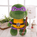 Juguetes de peluche rellenos tortuga linda de dibujos animados